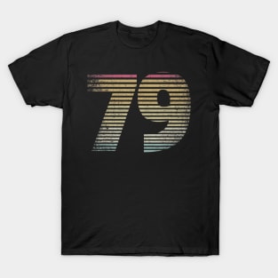 40th Birthday Gift Vintage 1979 Classic Men Women T-Shirt